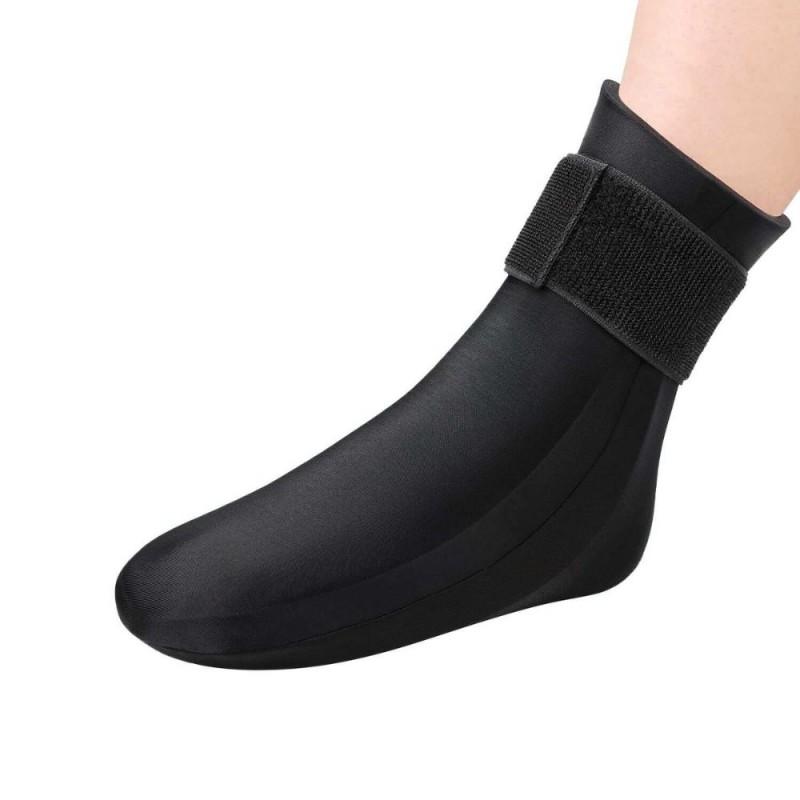 Șoseta compresă THERMOZEN®,  pentru terapie cald-rece, ideală pentru combaterea, reducerea și revigorare picioarelor, reutilizabilă, universală, culoare neagră