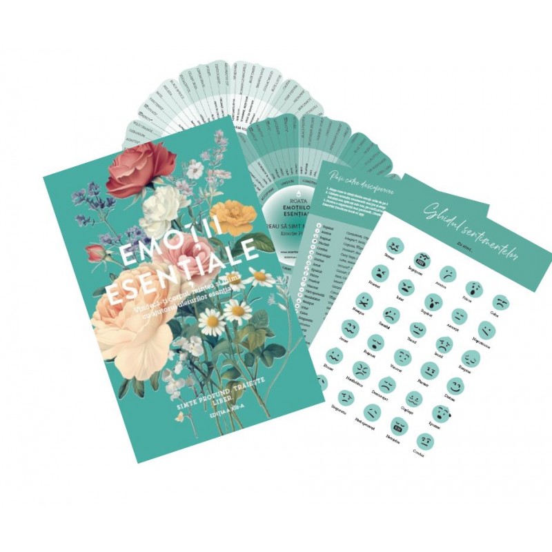 Pachet complet Emotii Esentiale +roata emotiilor+ghodul sentimentelor Pachet complet Emotii Esentiale +roata emotiilor+ghodul sentimentelor