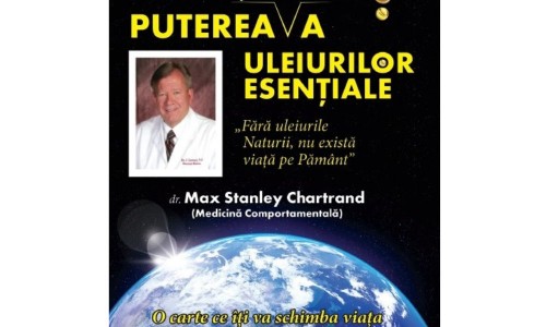 Despre Dr.Max Chartrand, autor al cartii ''Puterea incredibila a uleiurilor esentiale''