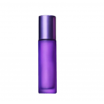 Set 20 recipiente cosmetice sticlute roll-on 5 ml DROPY®, inclus desfacator si palnie, pentru uleiuri esentiale, parfumuri, sticla groasa matuita mov