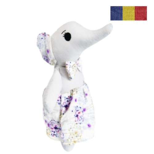 Papusa calmanta cu lavanda model elefant