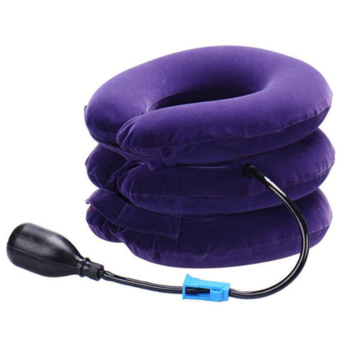 Guler cervical gonflabil, susținere ergonomica, confort si ajustabilitate superioara, dureri de gat