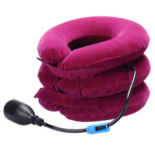 Guler cervical gonflabil, susținere ergonomica, confort si ajustabilitate superioara, dureri de gat