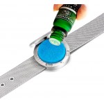 Bratara aromaterapie cu difuzor pentru uleiuri esentiale, curea metalica tip mesh si model Copacul Vietii
