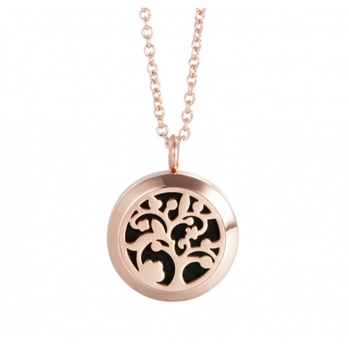 Medalion aromaterapie uleiuri esentiale Tree of Life 28 mm