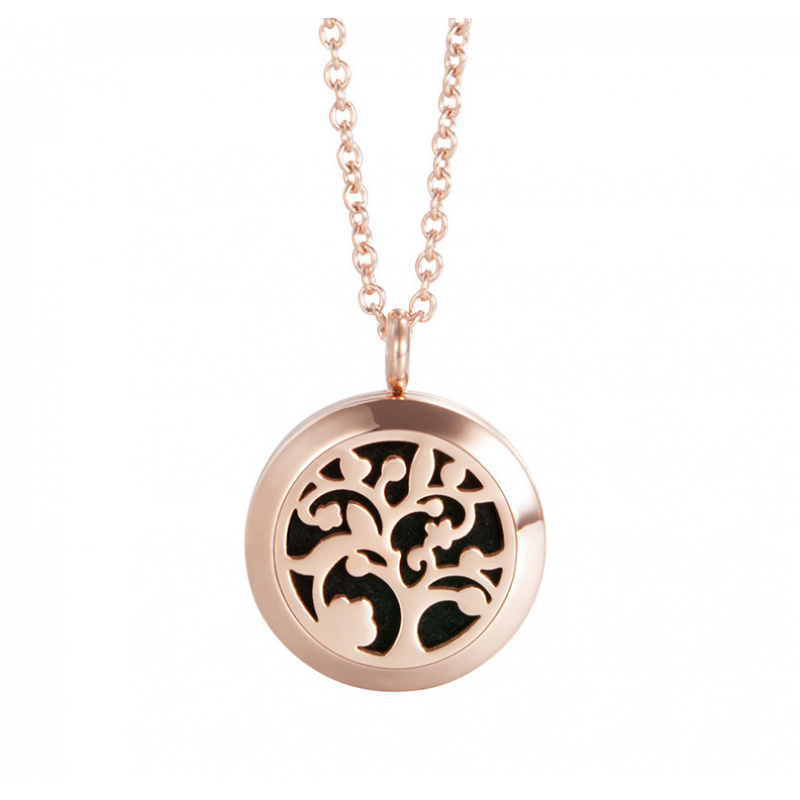 Medalion aromaterapie uleiuri esentiale Tree of Life 22 mm
