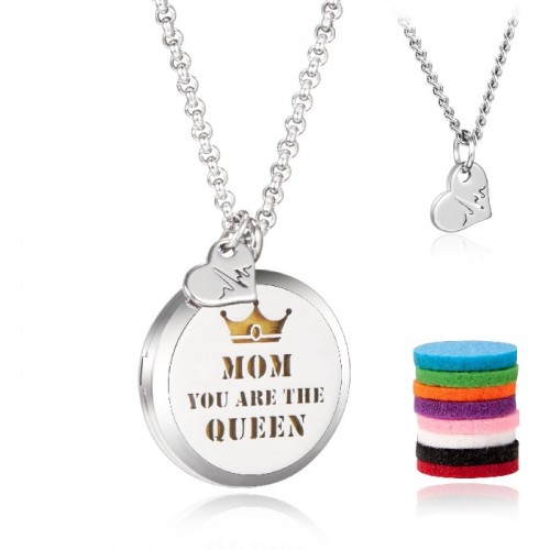 Medalion aromaterapie uleiuri esentiale model mama