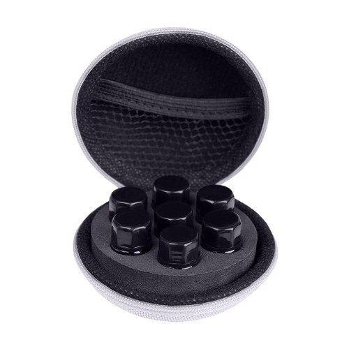 Portofel sticlute uleiuri esentiale Dropy Silver No.7