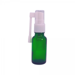 Sticla cu mecanism spray pentru gât 15 ml verde