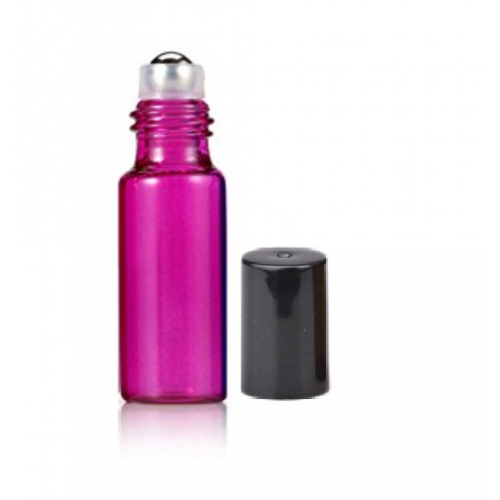 Set 5 sticlute roll on 3 ml roz