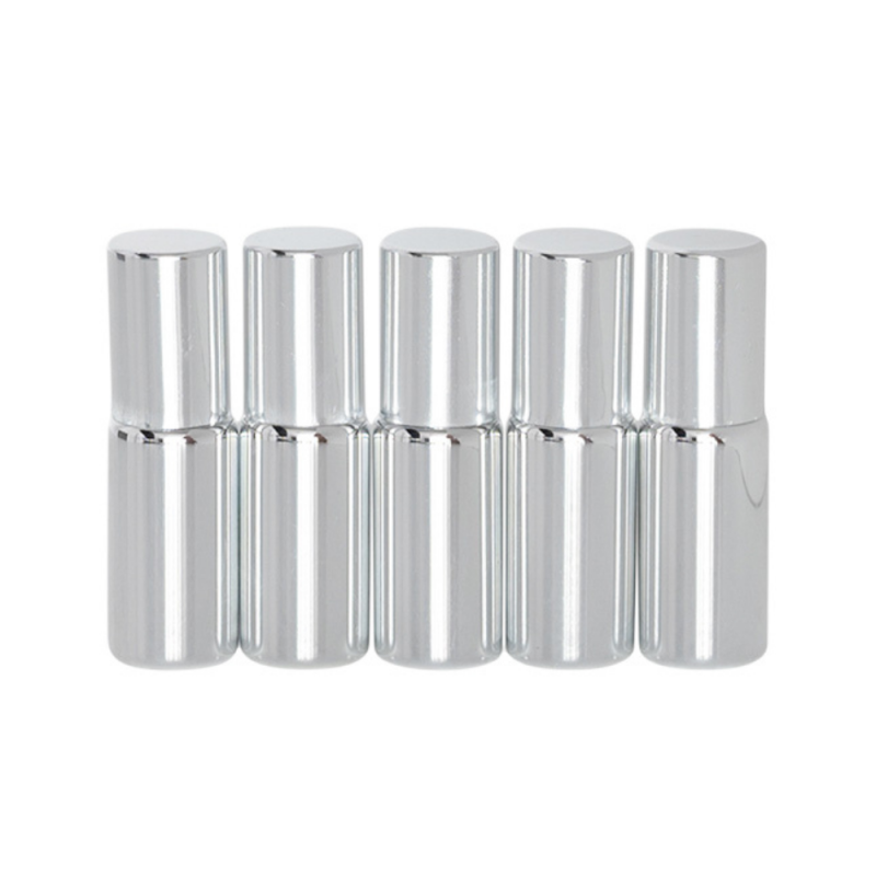 DROPY®-set 5 sticlute roll on 5 ml argintiu UV