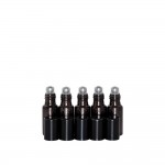 DROPY®-set 5 sticlute roll on 10 ml negru UV