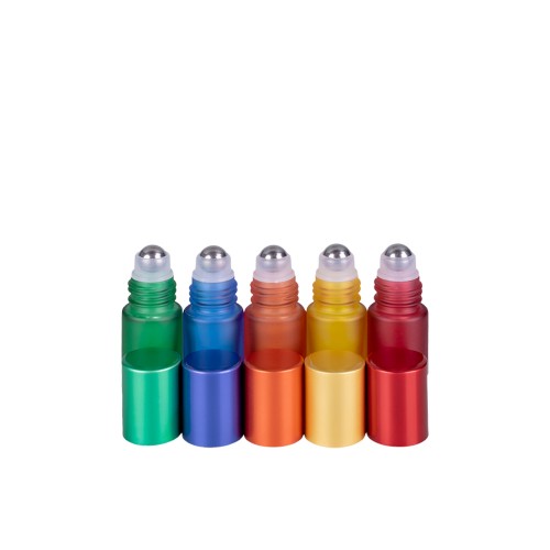 Set 5  sticlute roll on 5 ml multicolore ICE