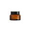 Borcan cosmetic din sticla maro, 15 ml 