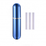 Inhalator nazal aromaterapie albastru(3 fitile incluse)