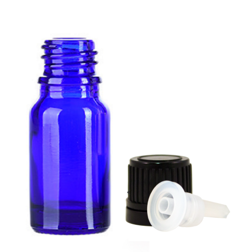 Sticla cu picurator 5 ml albastru